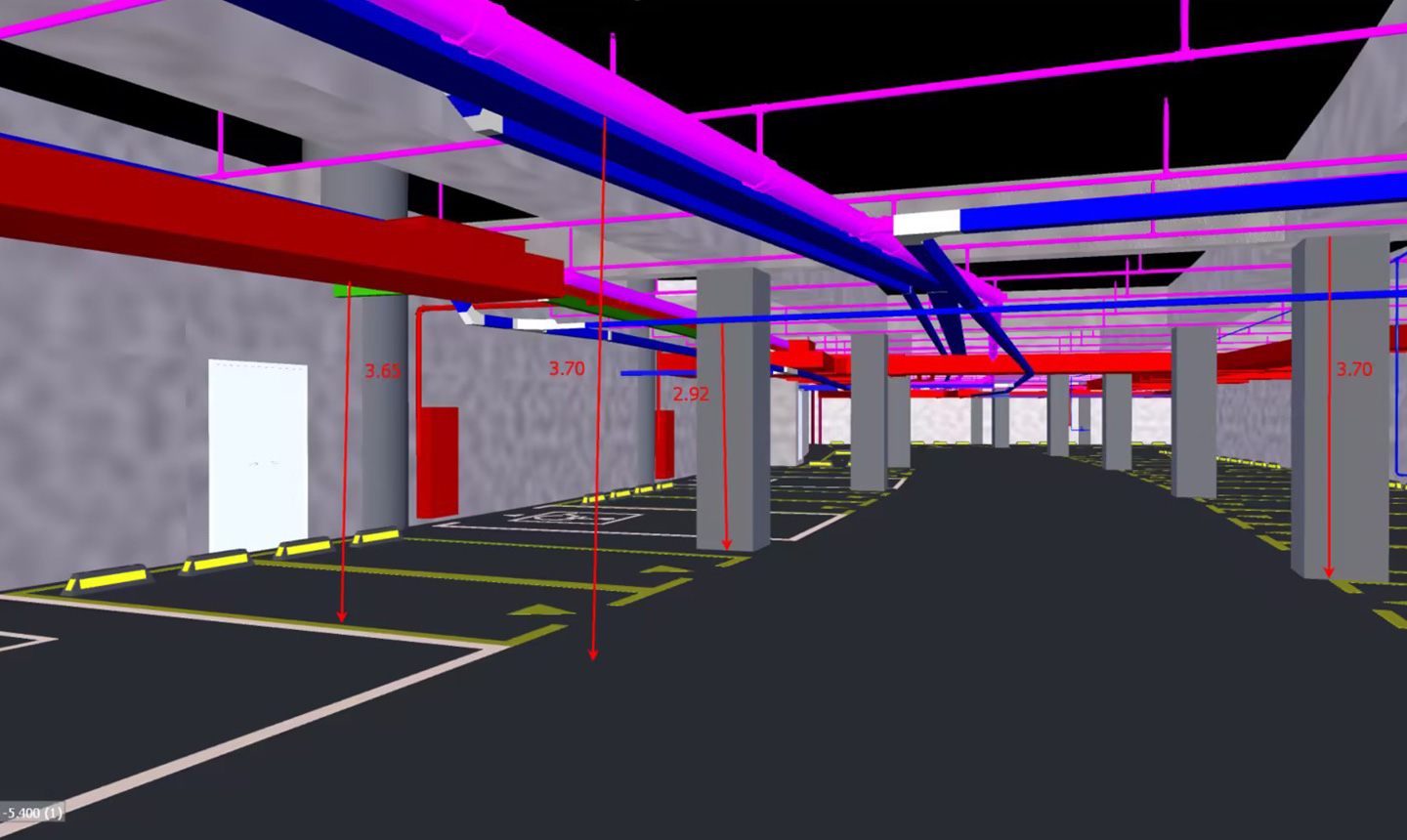 管路無碰撞，有效控制標(biāo)高